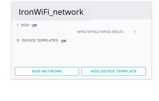 Network policy created and listed