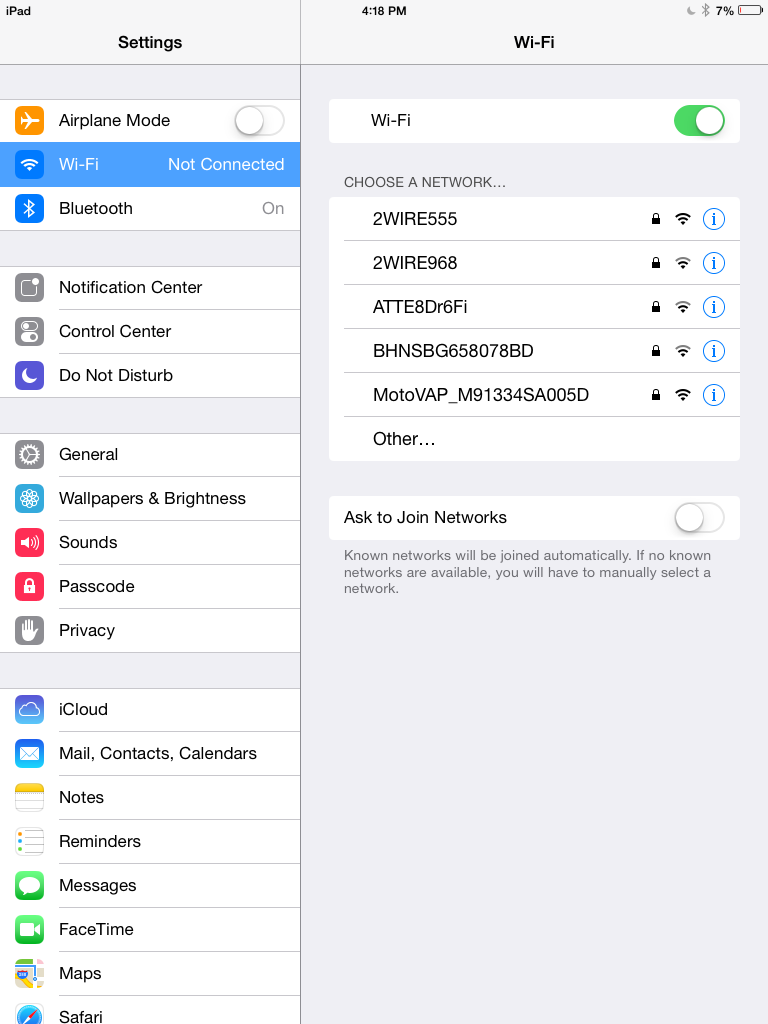 WiFi network list showing enterprise network
