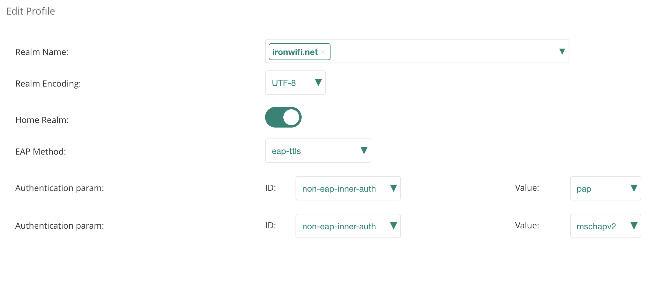 Identity provider configuration