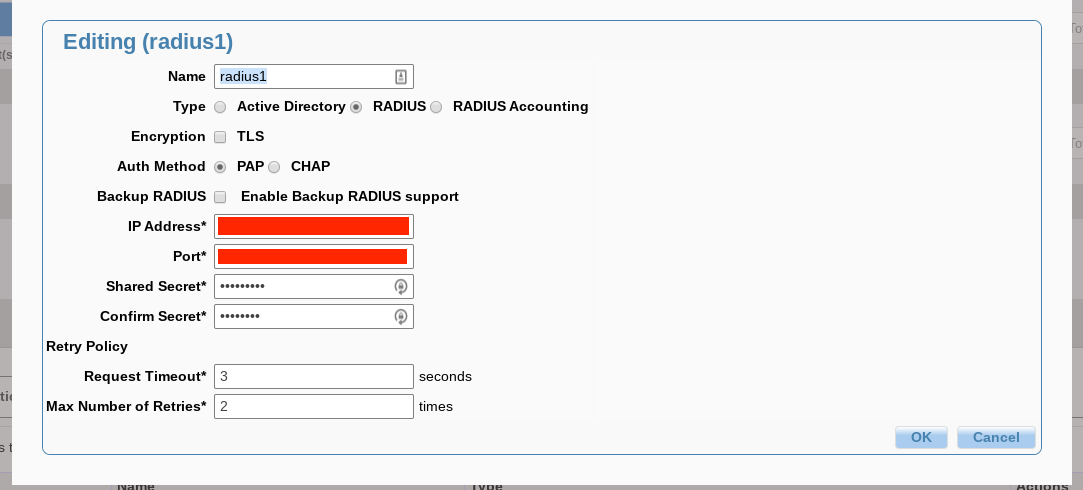Ruckus SmartZone RADIUS accounting configuration