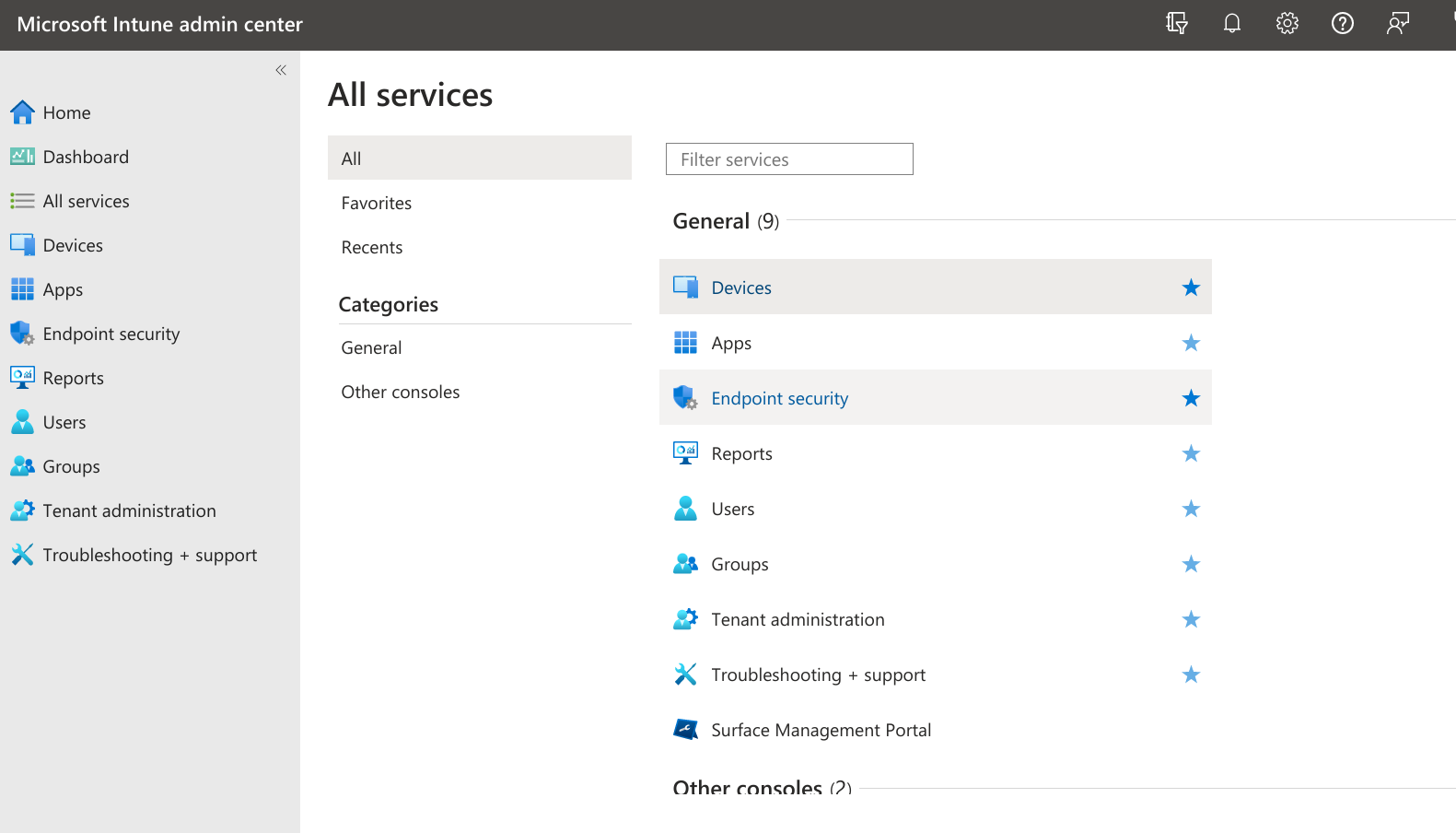Intune create profile
