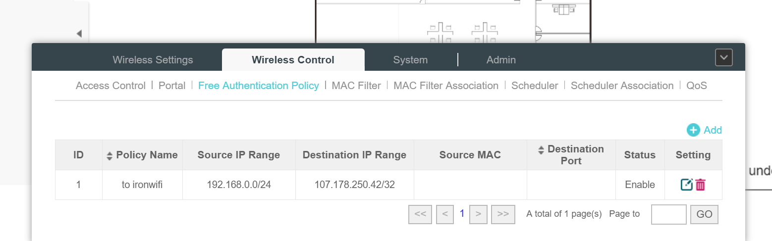 TP-Link EAP SSID creation with portal enabled
